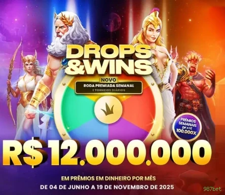Imagem promocional dos ganhos da 987bet